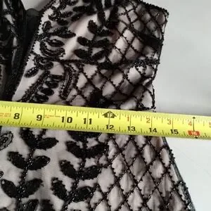 Altar'd State | Dresses | Altered State Black Beaded Dress Floral Design Sz  Medium Sexy Party Going Out | Poshmark
